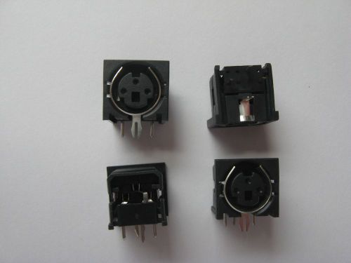 3 Position Circular Mini DIN Jack Connector 10 Per Pack CMDJ-03-A Central Compon