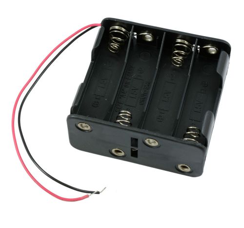 Aa x 8 open battery holder box 15cm wires for sale