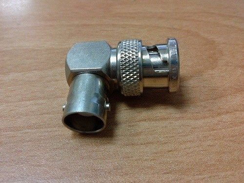Radiall r141770000 adaptor, bnc plug-jack, right angle; connector type a:bnc 1pc for sale