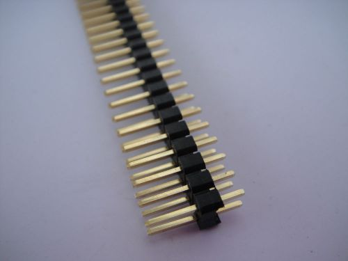 100pcs 2.54mm pitch 2 x 40 Pin Male Double Row Pin Header Strip Breakable 106G