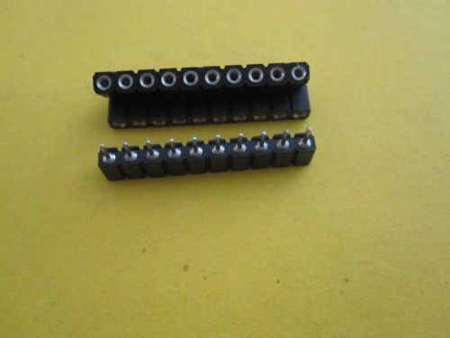 4 pcs single 10 pin 2.54mm round female pin header for sale