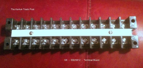 General electric terminal block eb2512 new in box 12 pole for sale