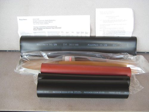 Raychem shrink tube tubing kit big + shielding mesh cable splice kit surplus 3m for sale