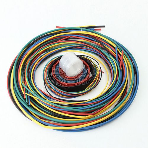 11 Sizes 6 Colors 55M/Set 2:1 Heat Shrink Tubing Tube Sleeving Wrap Wire Cable