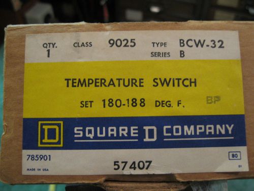 Temperature sensor switch - Square D Type BCW 32