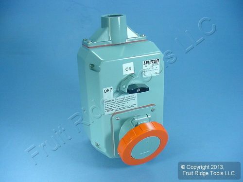 Leviton pin sleeve 60a 125/250v interlock power switch for sale