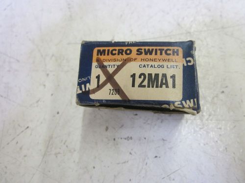 MICROSWITCH 12MA1 BLACK PUSH BUTTON SWITCH KIT *NEW IN A BOX*