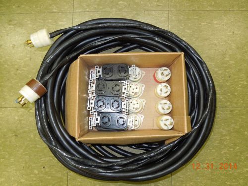 12/4 50 ft hd usa portable outdoor indoor 600 v flexible wire with twist locks for sale