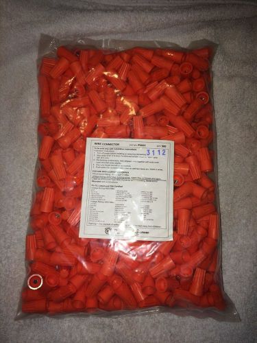 wire nut orange 500 per bag