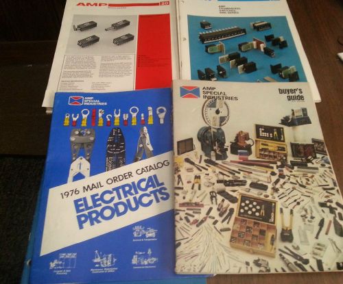 AMP SPECIAL INDUSTRIES BUYER&#039;S GUIDE 4TH EDITION PLUS OTHER DATA SHEETS c1975