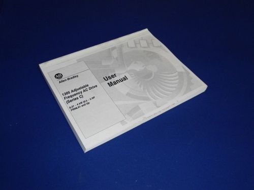 Allen bradley 1305 adjustable frequency ac drive user manual, new for sale