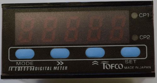 TOFCO EM0100DT DIGITALMETER FLOW METER 24.30Hz 0.5~5L/m 24V EM0100