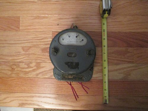Ge general electric watthour watt hour kilowatt steampunk meter electrical #1 for sale