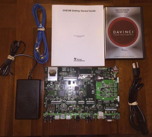 Texas instruments dm6446 dvevm dsp board (hard drive included) for sale