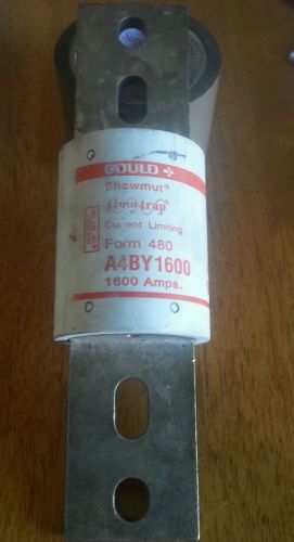 GOULD Shawmut A4BY1600  FORM 480 1600 amp Fuse new