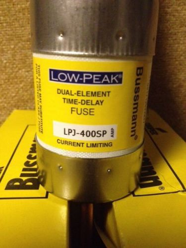 Lpj-400 sp cooper bussman fuses low peak  lot of 3 new for sale