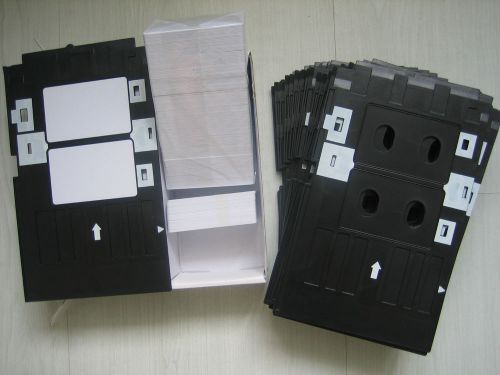 PVC ID CARD TRAY R270,R280,R285,R290,R380,R390 For Epson +50pcs x ID white Cards