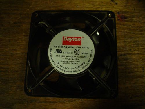 Used Dayton AC axial fan 4WT47, 105 CFM -60 day warranty
