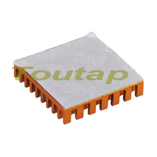 28x28x5.8mm aluminum heatsink heat sink w adhesive router computer cooling new for sale