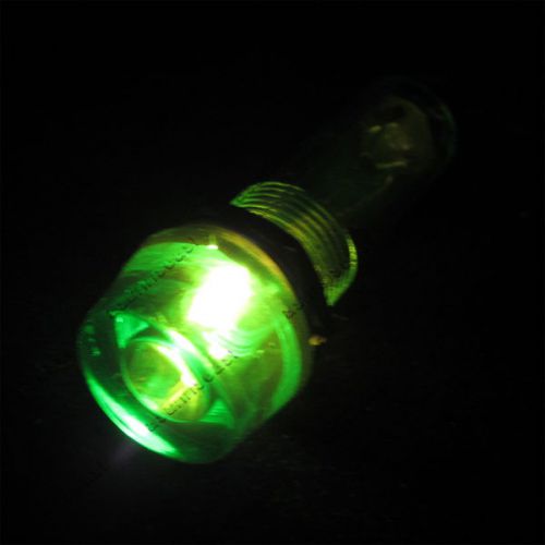 10 x AC220V Green 10mm Power Signal Indicator Light Plastic Cab Neon Lamp XD10-3