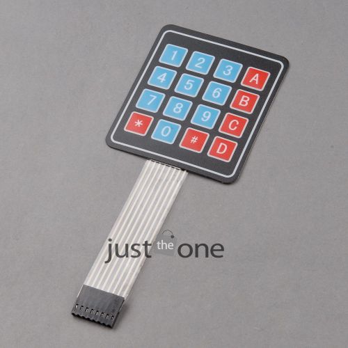 4x4 matrix array 16 keys membrane switch keypad external expansion keyboard for sale