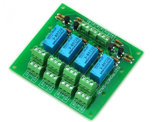 Four dpdt signal relay module board, 24v version. for sale