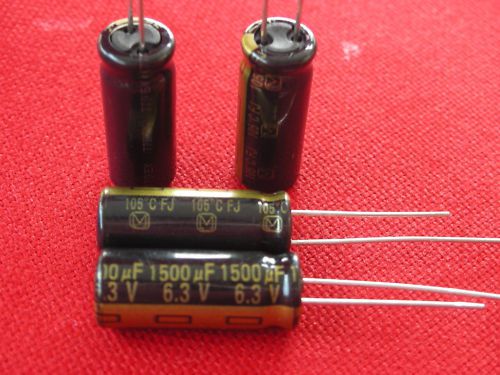 30p,panasonic 6.3v 1500uf electrolytic capacitor 8*20 for sale