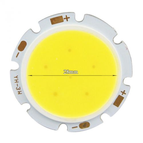 3w round cool white cob led bead chips for down light ceiling lamp bulb for sale