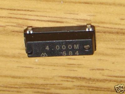 3 pcs 4 MHz Crystals. Type MA-406 by Seiko  7E3c