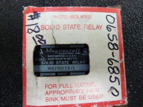 MAGNECRAFT W6210DTX-1 SOLID STATE RELAY OUT 10A 240VAC STRUTHERS DUNN