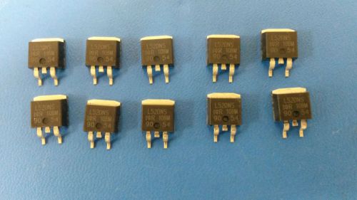 (50 PCS) IRL520NS INTER. RECT. Trans MOSFET N-CH 100V 10A 3-Pin(2+Tab) D2PAK