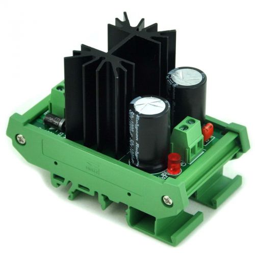 DIN Rail Mount Negative 24V DC Voltage Regulator Module, High Quality.