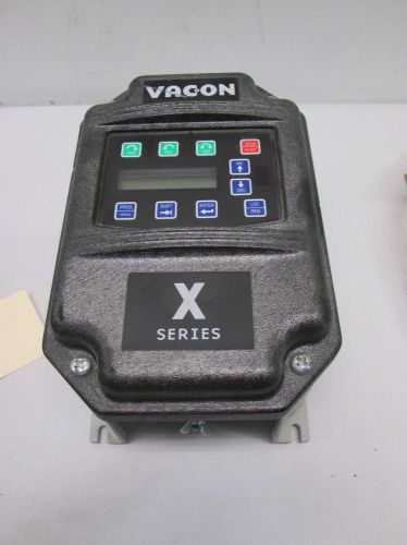 VACON VACONX4C40030C X SERIES 3HP 0-380/460V-AC 5.1A AMP MOTOR DRIVE D405103