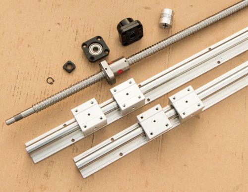 1 ballscrew rm1605-300mm+fk/ff12+couping+2 sbr20-300mm rails+ 4 sbr20uu blocks(b for sale