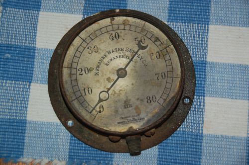 Antique bogardus air pressure gauge 6.5&#034; for sale