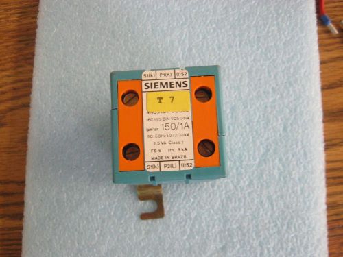 Siemens Model: 4NC5121-0CC20  Current Transformer &lt;