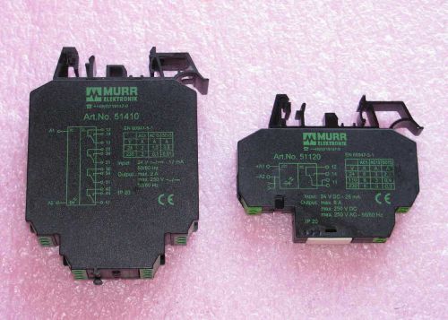 DIN Mount Relays (2) MURR 4PDT and SPDT New Surplus Stock