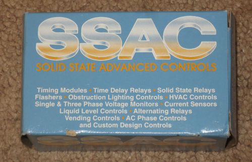 NEW NIB SSAC Solid State Time Delay Relay Part TRS120A2X120 BRAND NEW in BOX