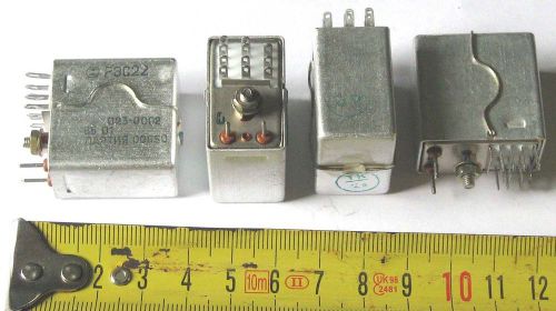 4 Pole 2 Terminal relay RES-22. Lot of  5. New