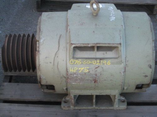 Westinghouse 680b102g41  75 hp 1775 rpm 230/460 vac 365t motor for sale