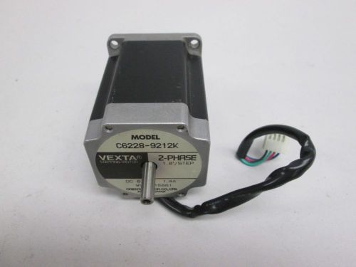 NEW VEXTA C6228-9212K STEPPER 6.3V-DC 2PH 1.8DEG/STEP ELECTRIC MOTOR D305641