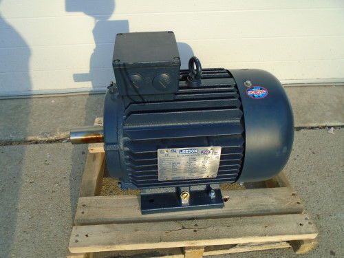 New leeson c132t34fz2c 193120.60 iec metric electric motor 3 phase 10 hp for sale