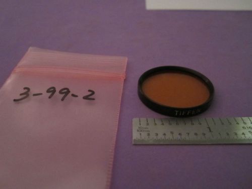 Optical filter orange #3-99-2 tiffen photar laser optics bin#3 for sale