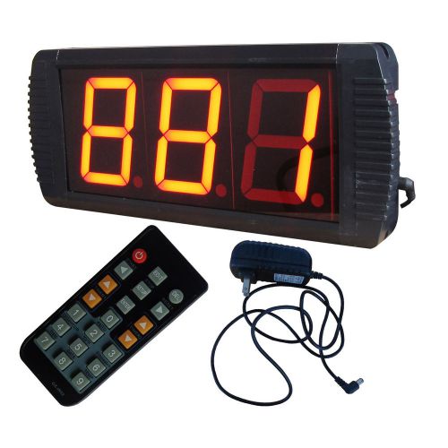 4&#034; led timer 3 digits countdown/up timer in seconds max count up to 999 secs for sale