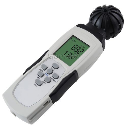 Portable thermo-hygrometer datalogger co2 temp. rh meter monitor taiwan made for sale