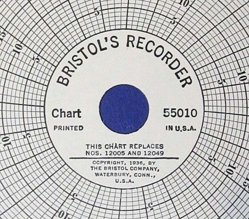 Bristol&#039;s Recorder Chart - No. 55010 - Box of 100