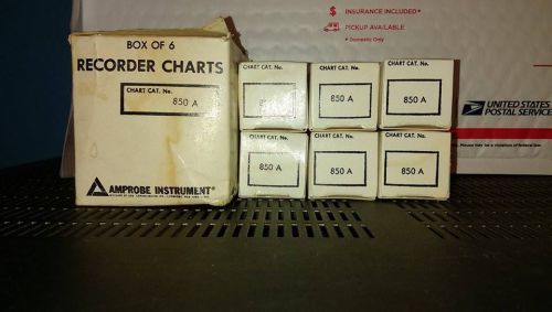 NOS/NIB Amprobe Instrument Recorder Chart Cat. No. 850 A