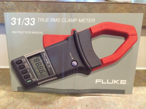 Fluke 31/33 true rms clamp meter for sale
