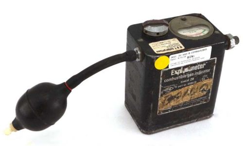 Vintage msa explosimeter 2b 456478 combustible gas indicator/detector meter for sale