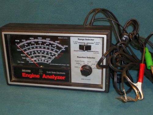 SEARS SOLID STATE ELECTRONIC ENGINE ANALYZER MODEL 161.216300